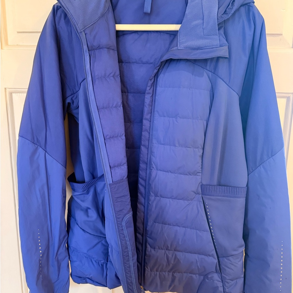 Lululemon Athletica Vibrant Blue Puffer Jacket - Picture 2 of 5